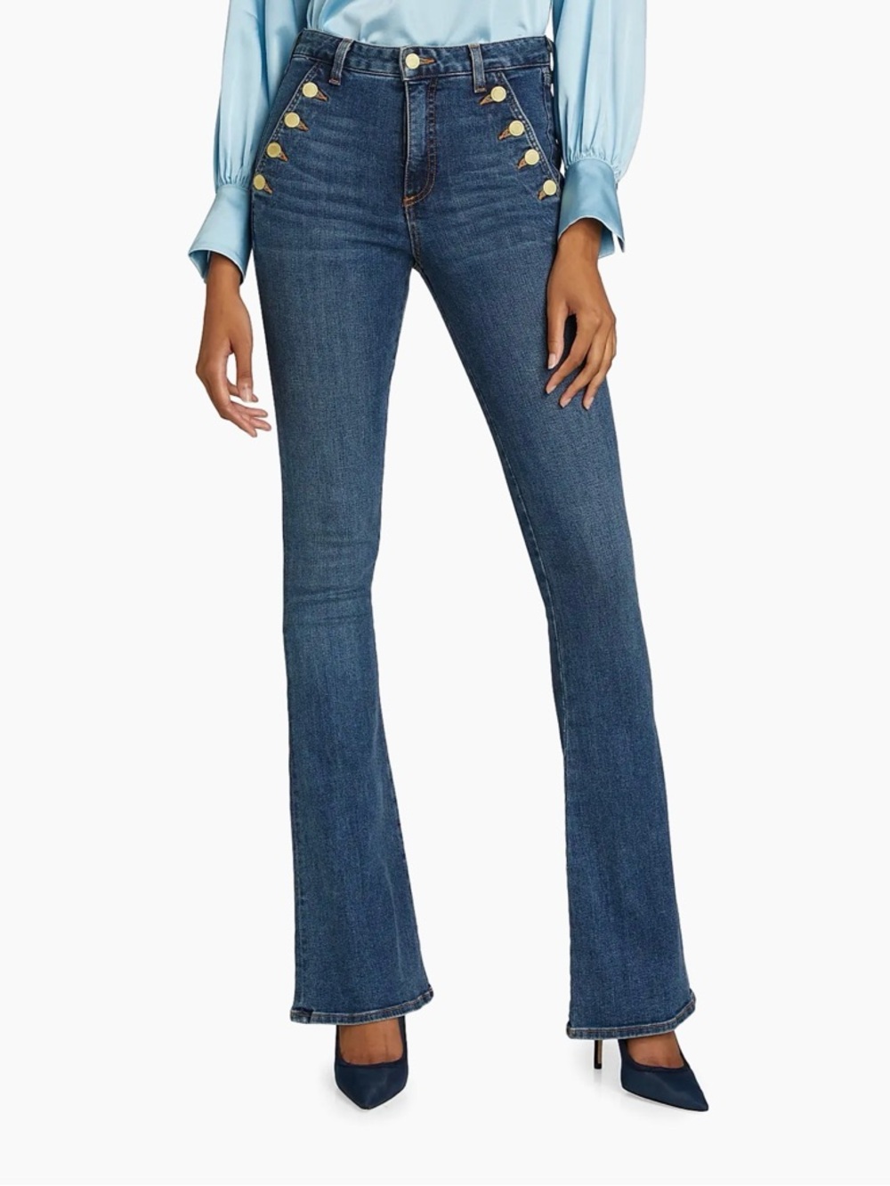 Ramy Brook - Helena High-Rise Flare Jeans size 27
